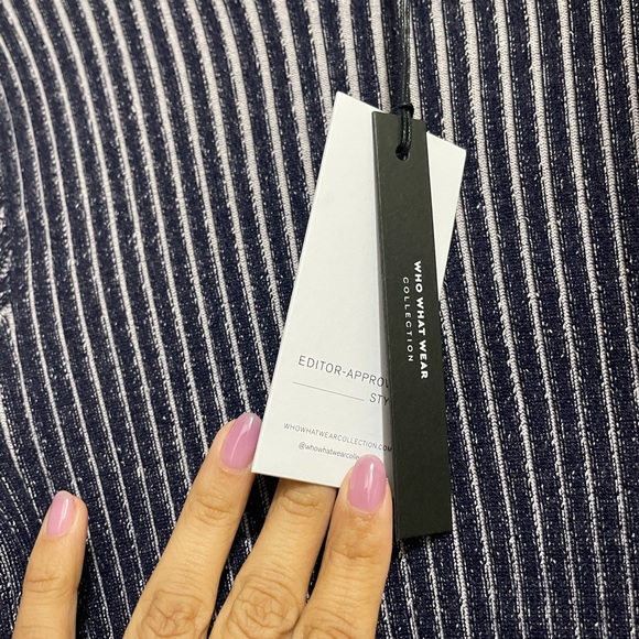 NWT Lindsey Ribbed Mock-Neck Sweater in Blueberry - Picture 3 of 6